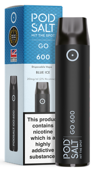 POD SALT GO600 Disposable Pod Device 460mAh (Blue Ice 2% Nikotyny)